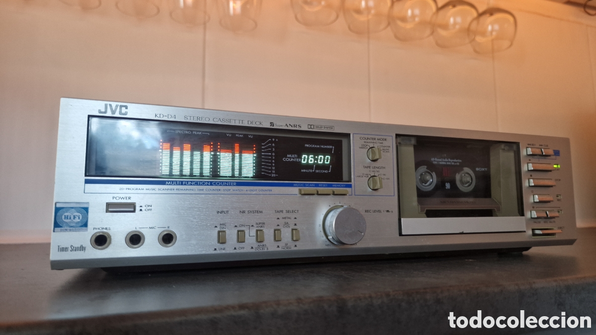 Radios antiguas: JVC KD-D4 Stereo Cassette Deck *RARO*