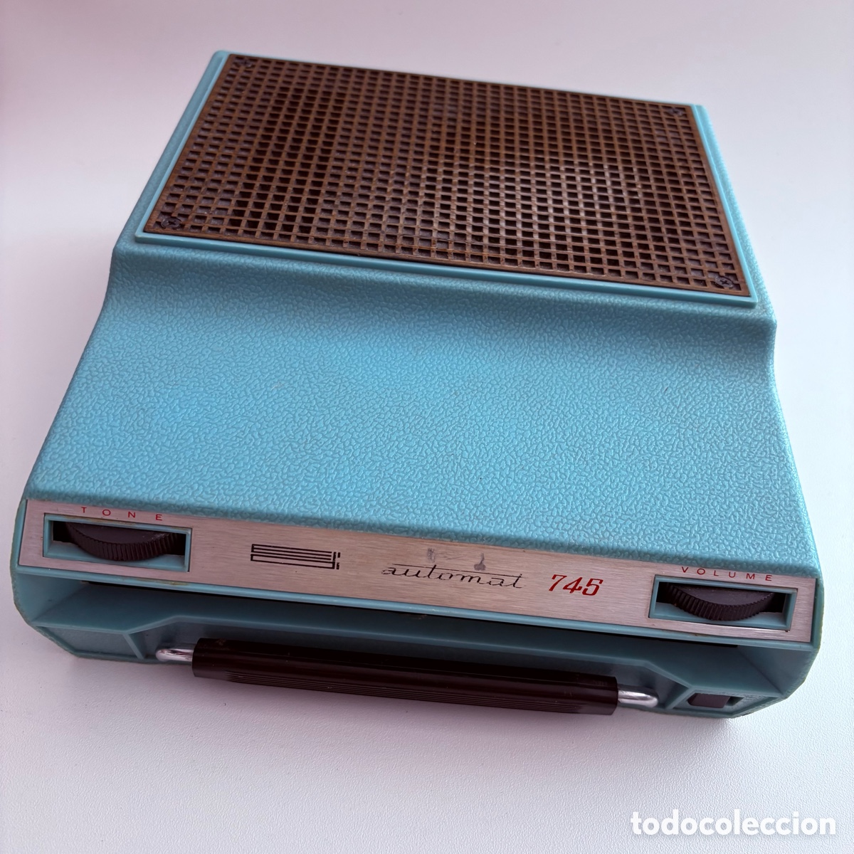 Radios antiguas: TRAGADISCOS COMEDISCOS TOCADISCOS PORTATIL PICK UP A&Ntilde;OS 60 TRAGA SINGLES