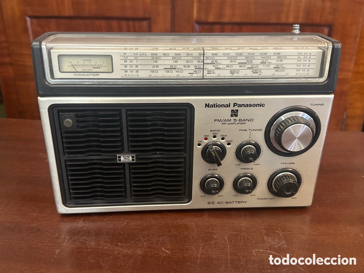 Radios antiguas: RADIO TRANSISTOR. NATIONAL PANASONIC 5 BAND. RF - 1350B