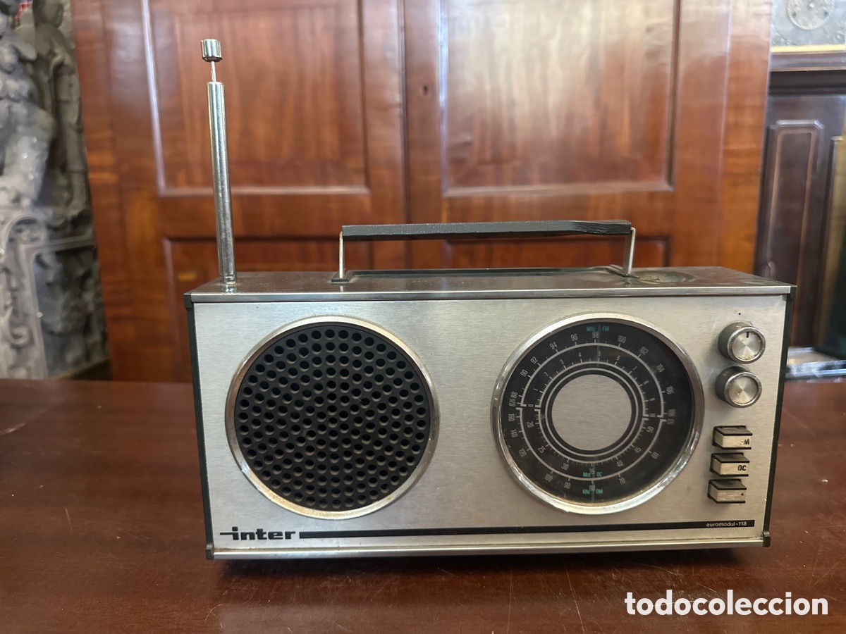 R&aacute;dios antigos: Inter Euromodul 118 Radio Vintage 1971 Spain