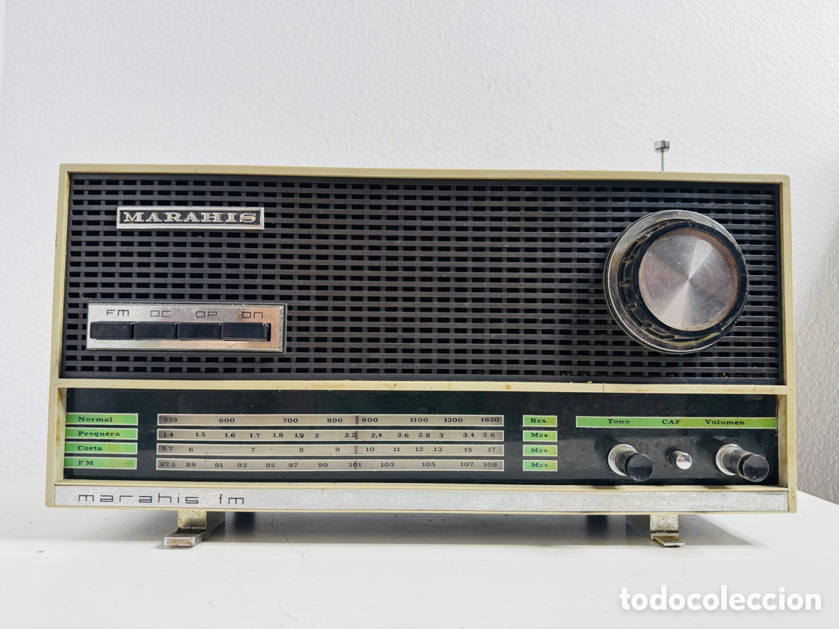 Radios antiguas: Marahis, Manufactura Radio Hispania, Juan Soler Castell; Barcelona No Funciona