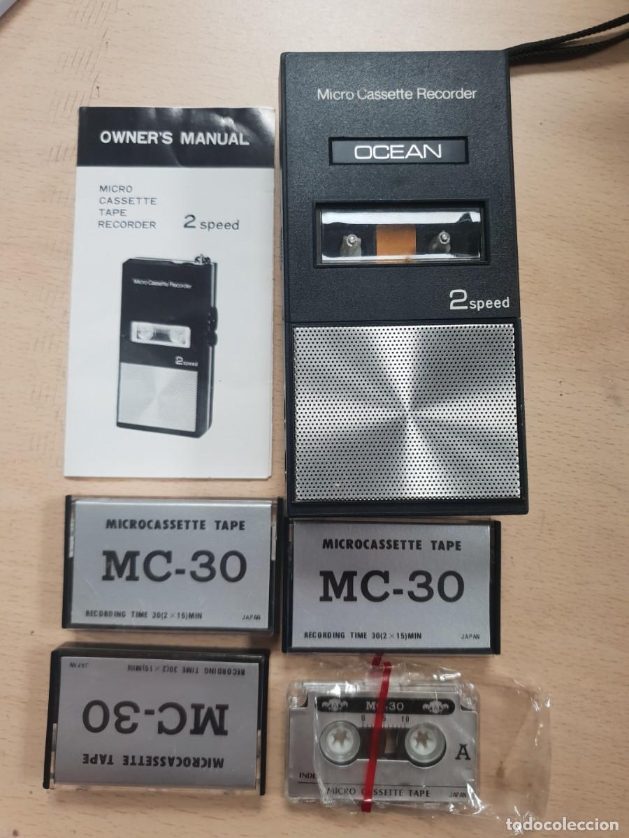 Radios antiguas: Micro cassette recorder OCEAN 2 speed