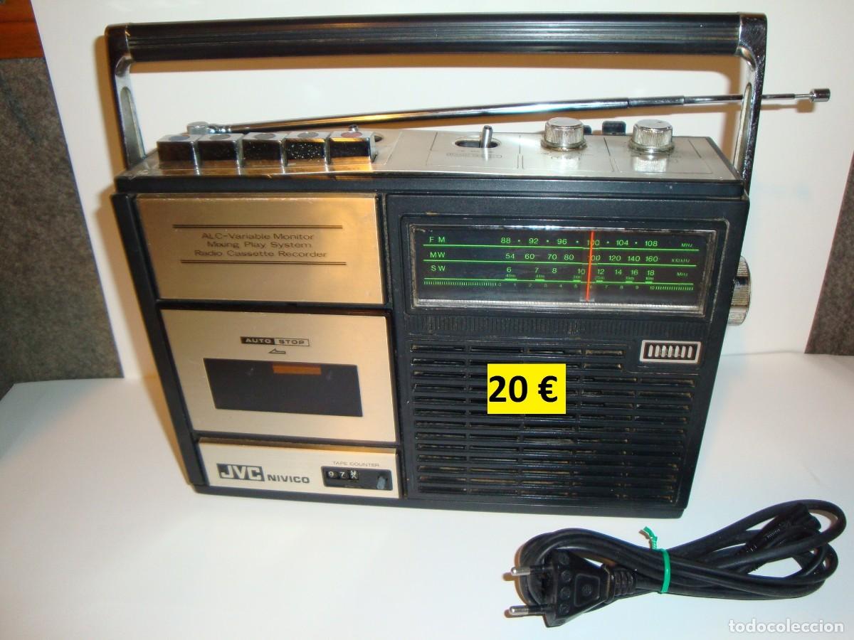 Radios antiguas: Radio casette JVC NIVICO - Foto 2