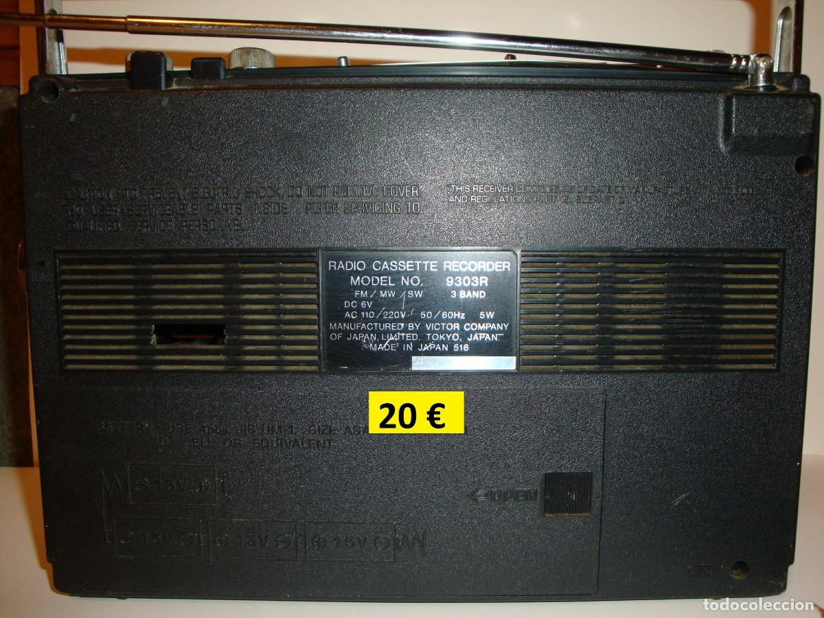 Radios antiguas: Radio casette JVC NIVICO - Foto 3