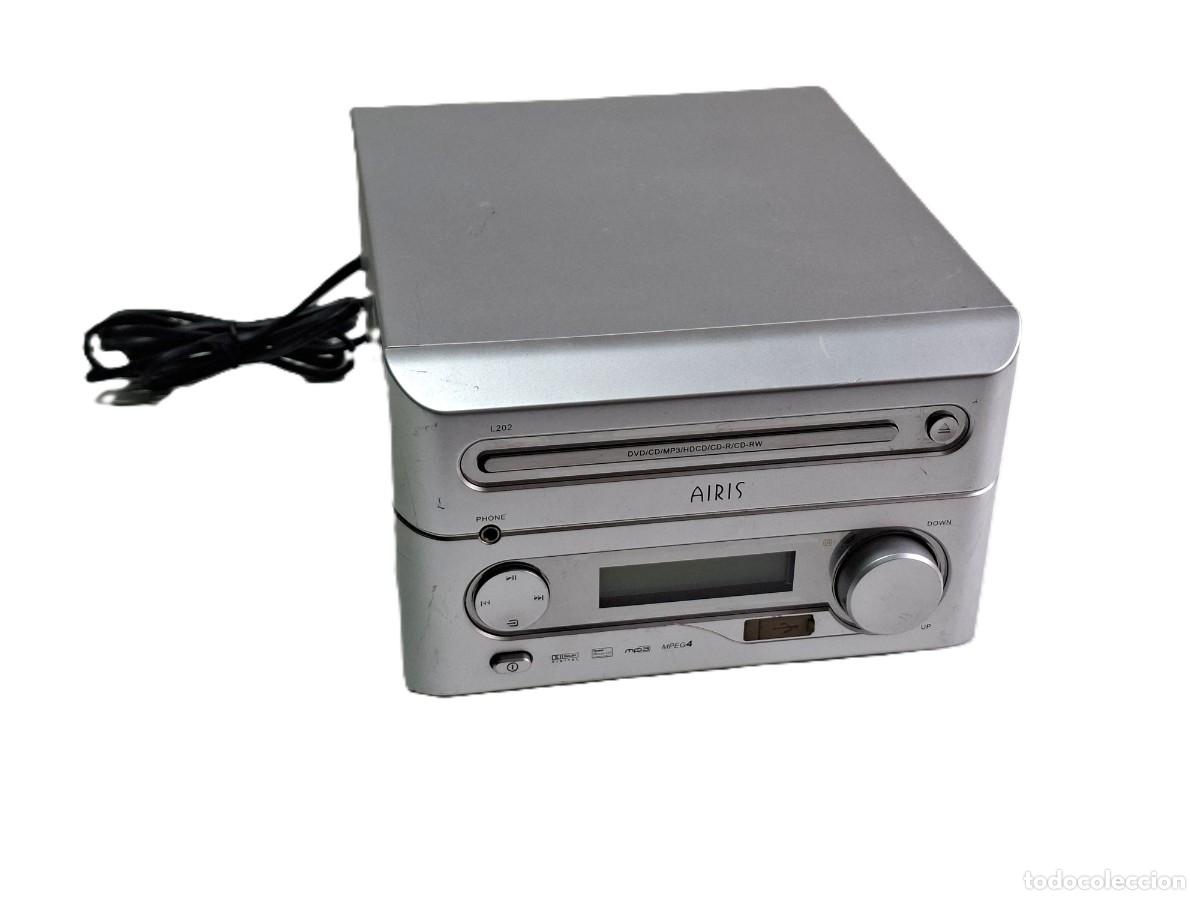 Radios antiguas: Reproductor AIRIS L202 Plata DVD/CD/MP3/HDCD/CD-R/CD-RW