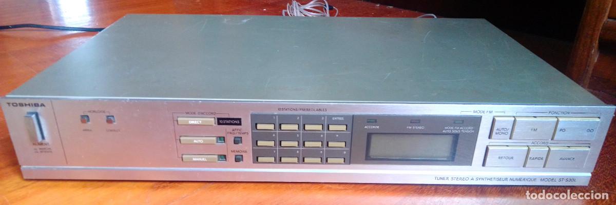 Radios antiguas: SINTONIZADOR DIGITAL STEREO TOSHIBA ST-S30L