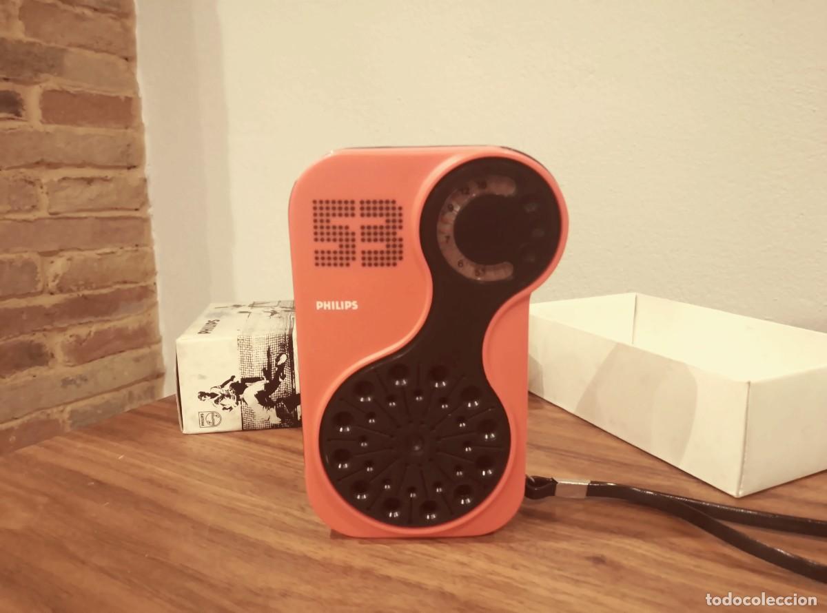 Radios antiguas: Radio transistor Philips 053