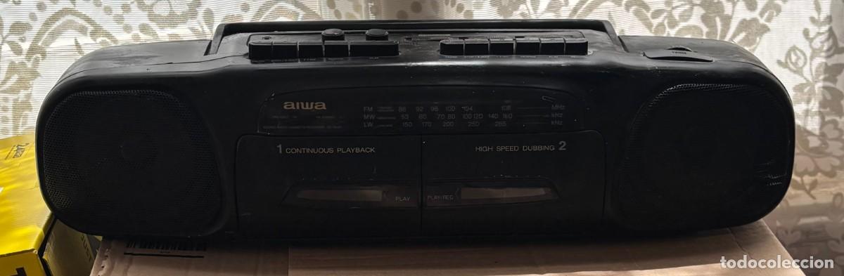 Radios antiguas: RADIOCASSETE DE DOBLE PLETINA AIWA COLECCIONISMO O REPARACION. RADIOCASSE-11