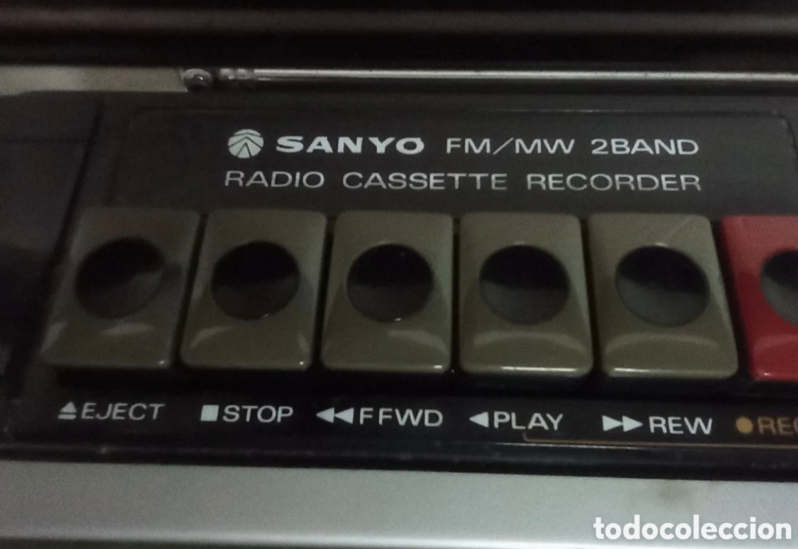 Radios antiguas: Radio cassette sanyo - Foto 7