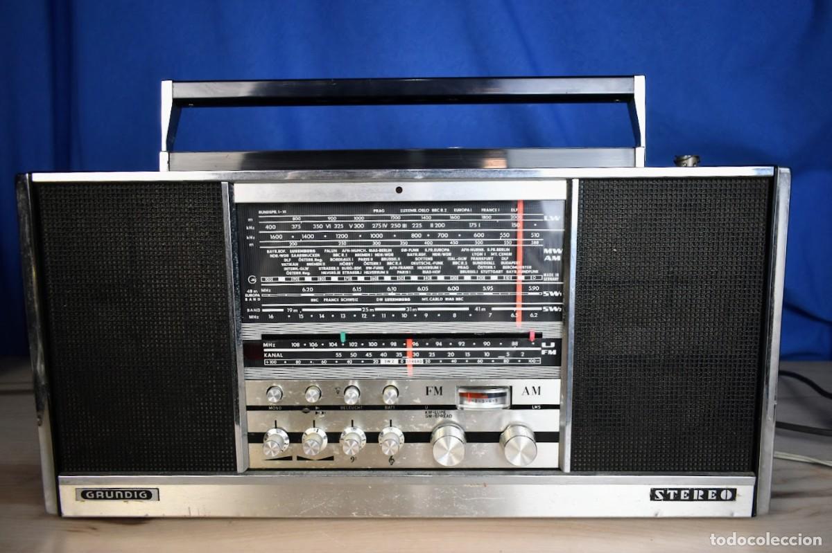 Radios antiguas: Radio multibanda Grundig Concert Boy4000 pata restaurar o piezas