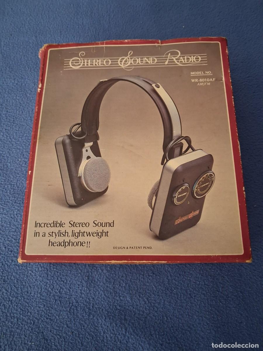 Radios antiguas: AURICULARES CASCOS STEREO SOUND RADIO MUNDIAL FUTBOL 1982.