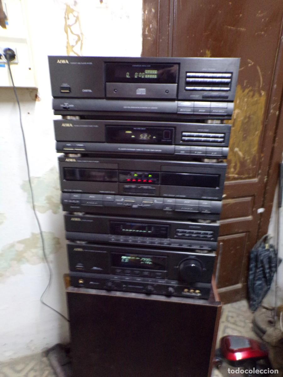 Radios antiguas: CADENA DE M&Uacute;SICA AIWA MODULAR