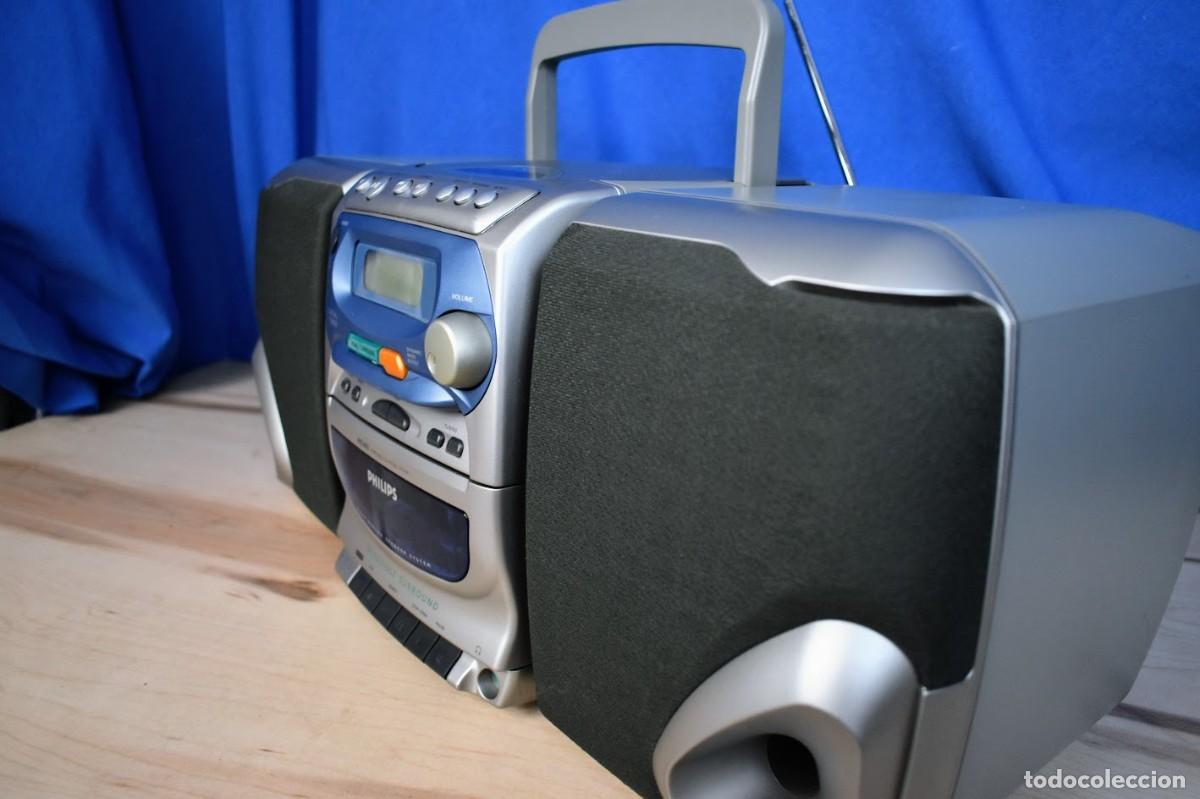 Radios antiguas: Mini cadena Philips AZ2402 - Foto 9