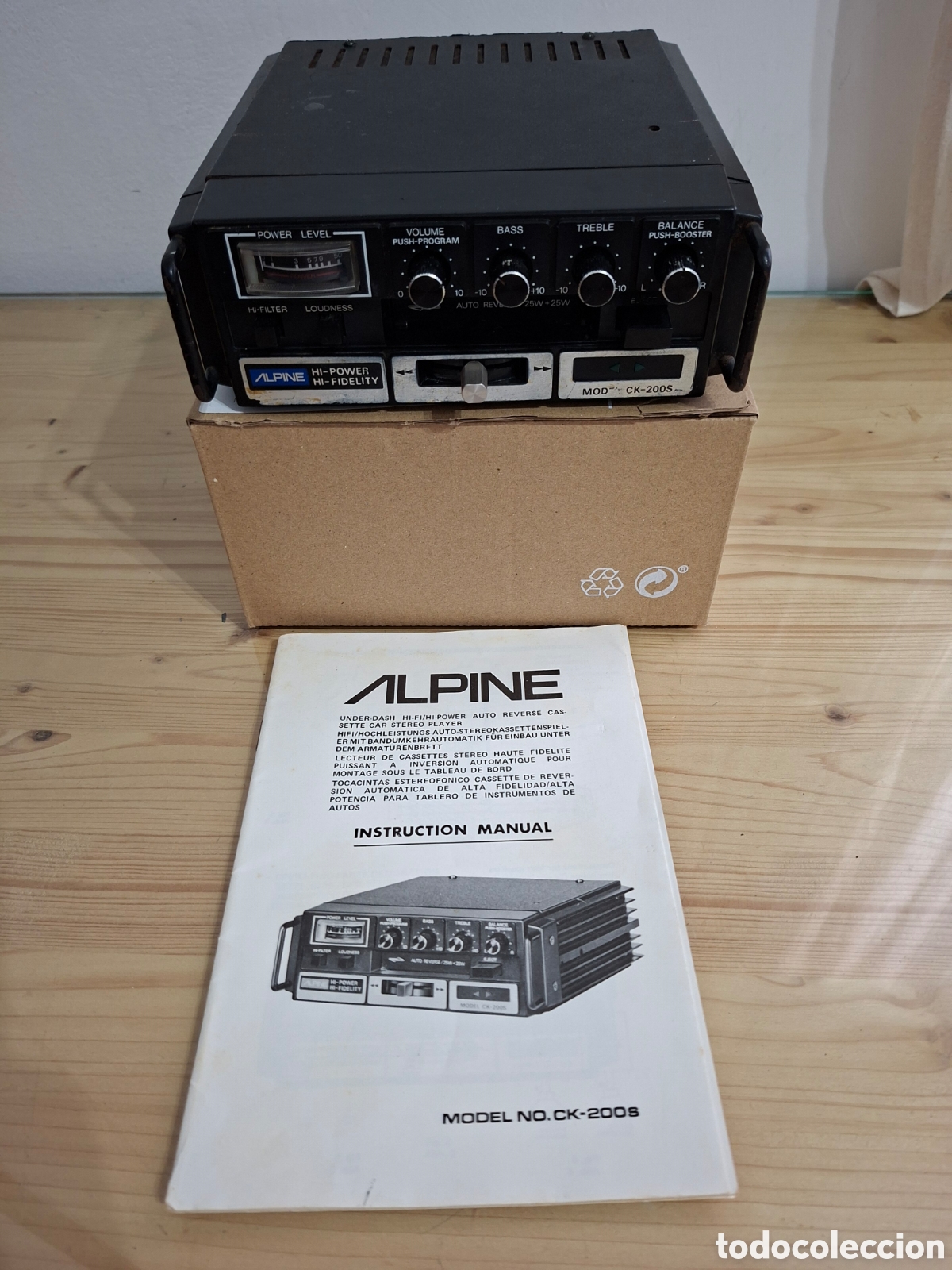 Radios antiguas: Cassette vintage de coche ALPINE CK-200S