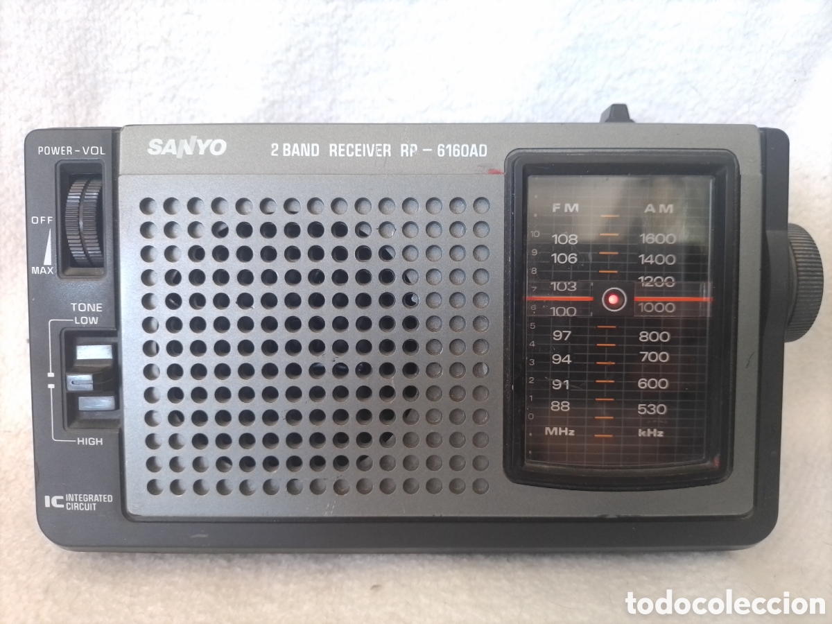 Radios antiguas: Radio SANYO RP6160AD.