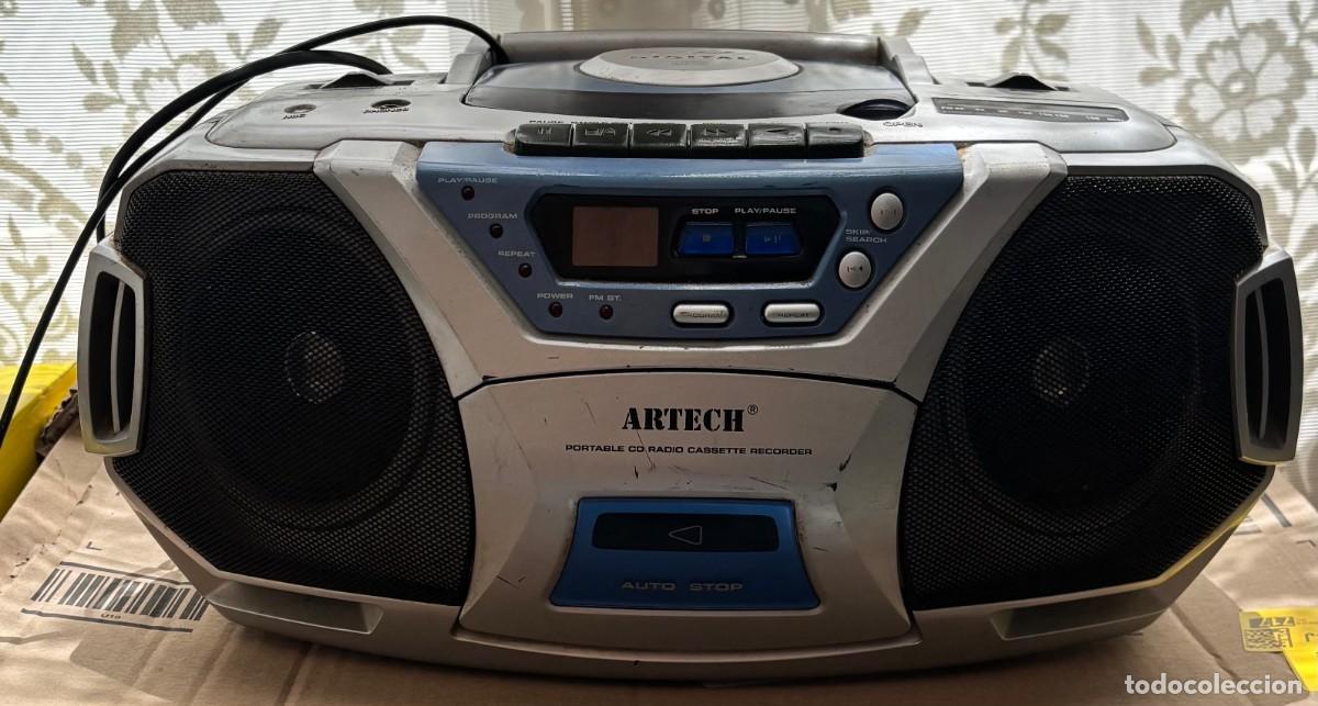 Radios antiguas: RADIOCASETE PORT&Aacute;TIL CON REPRODUCTOR DE CD. RADIOCASSE-14