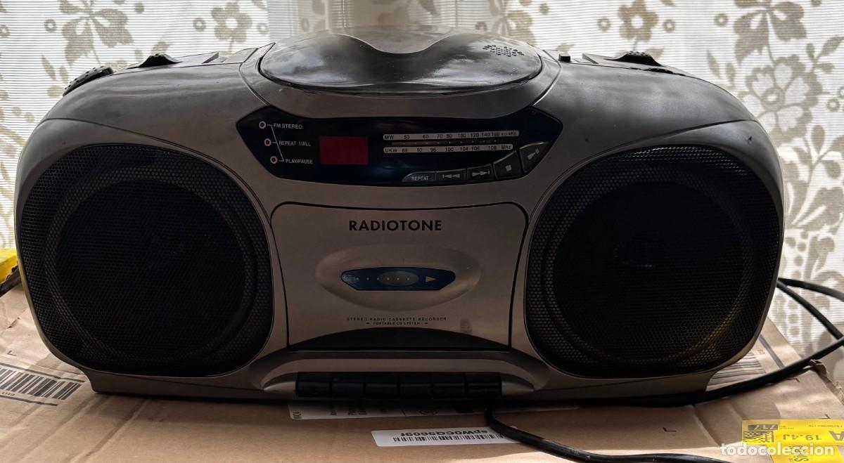 Radios antiguas: RADIOCASETE PORT&Aacute;TIL CON LECTOR DE CD. COLECCIONISMO O REPARACION. RADIOCASSE-16
