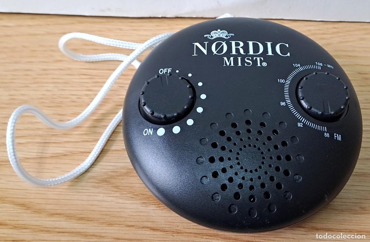 Radios antiguas: RADIO TRANSISTOR DE DUCHA PARA COLECCIONISMO CON PUBLICIDAD NORDIC MIST. RADIOTRAN-44