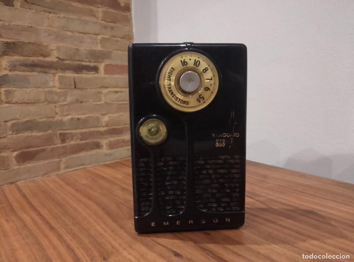 Radios antiguas: Radio transistor Emerson Vanguard 888