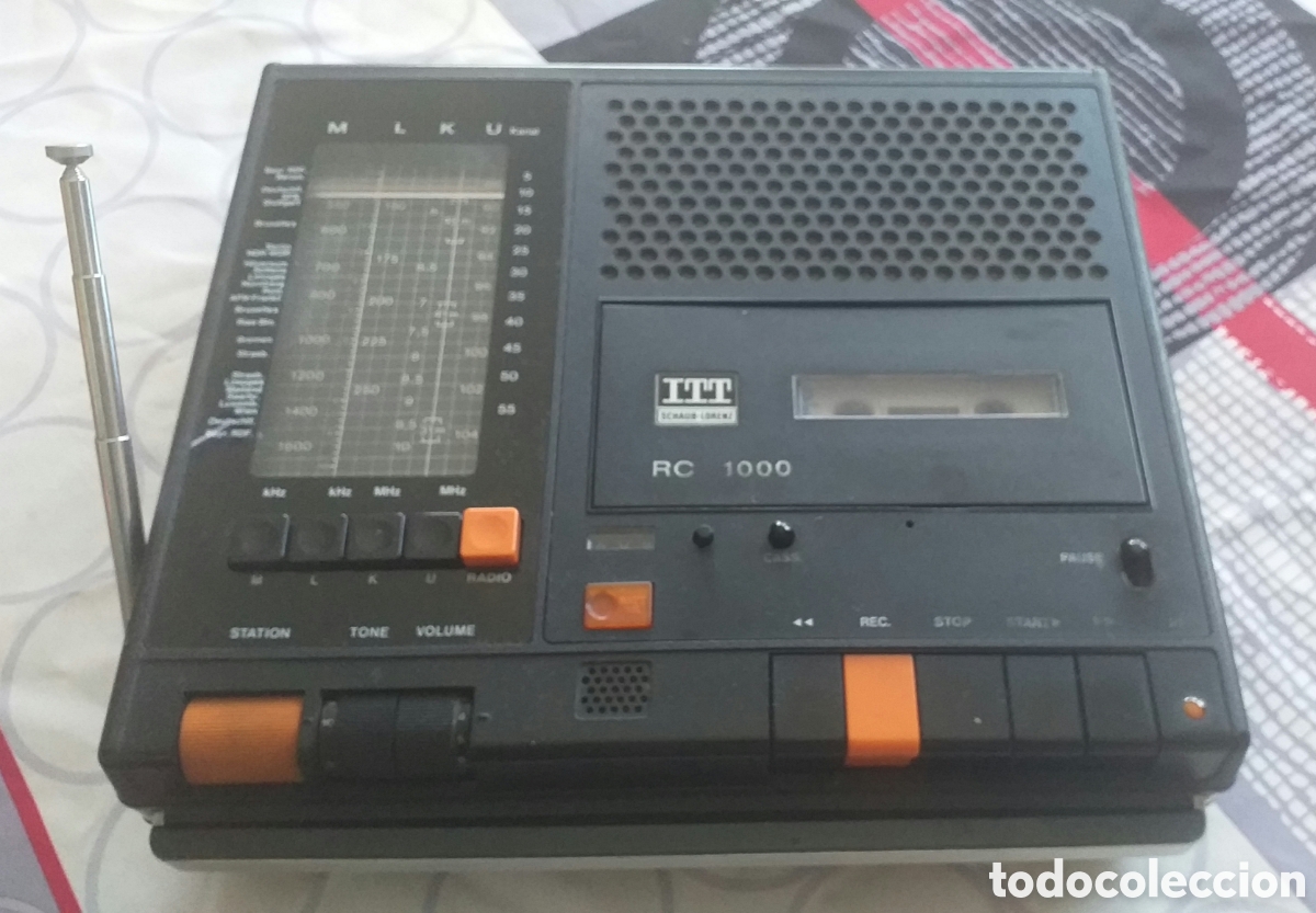 Radios antiguas: RADIO K-7 ITT SCHAUB-LORENZ RC1000 DE 1973