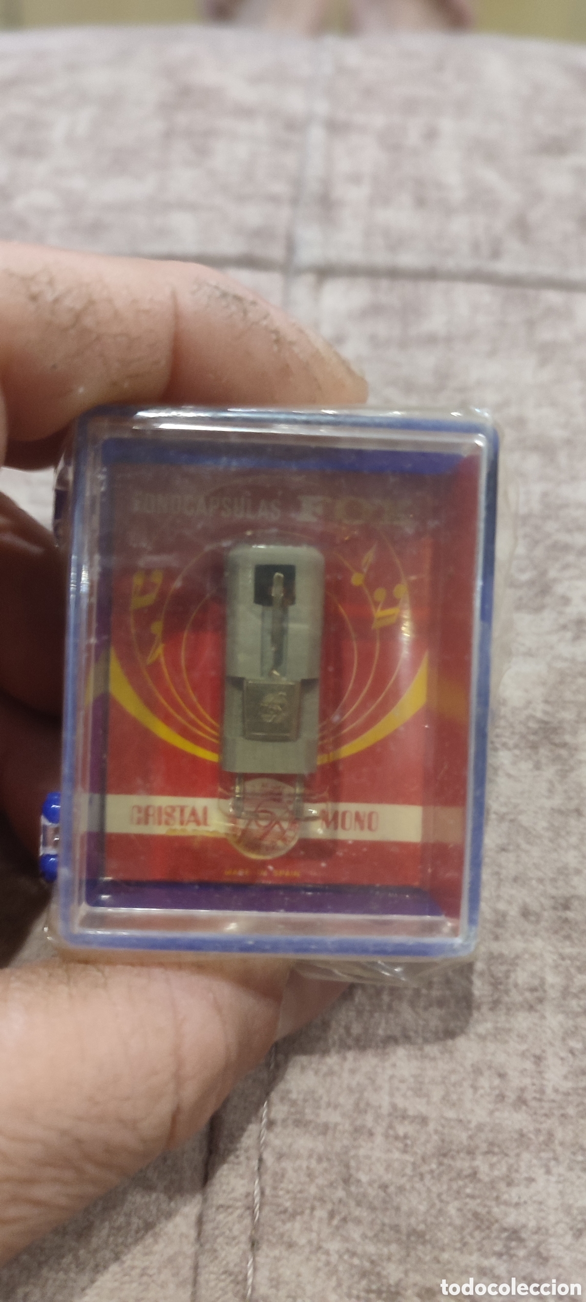 Radios antiguas: Fonocapsula Cristal Mono Fox 2161 ZST. nueva de tienda cerrada hace a&ntilde;os. in Del Son