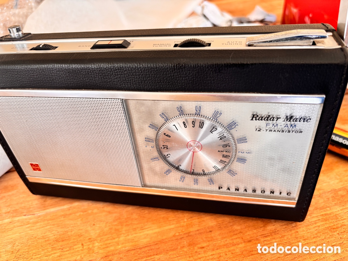 Radios antiguas: Radio Vintage National Panasonic RF-2000 &rdquo;Radar Matic&rdquo; (A&ntilde;os 60) - Funciona