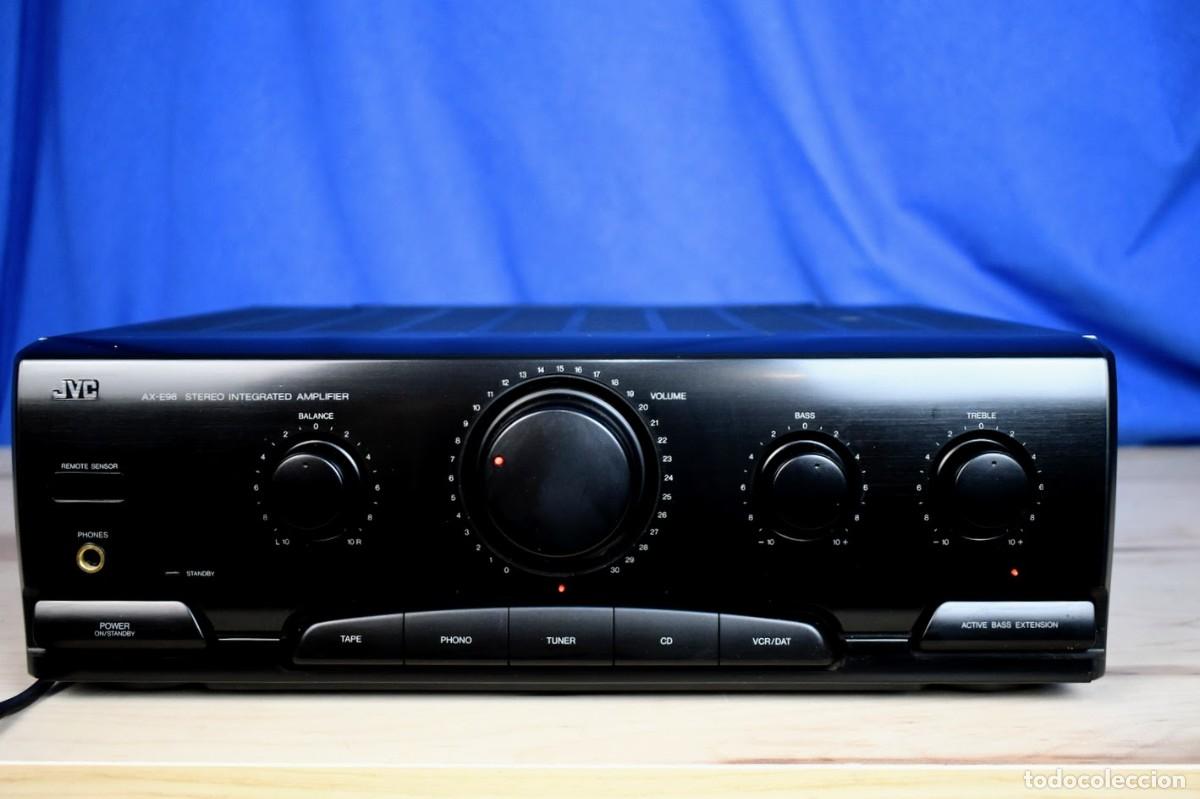 Radios antiguas: Amplificador estereo integrado JVC DX-E988K a&ntilde;os 90