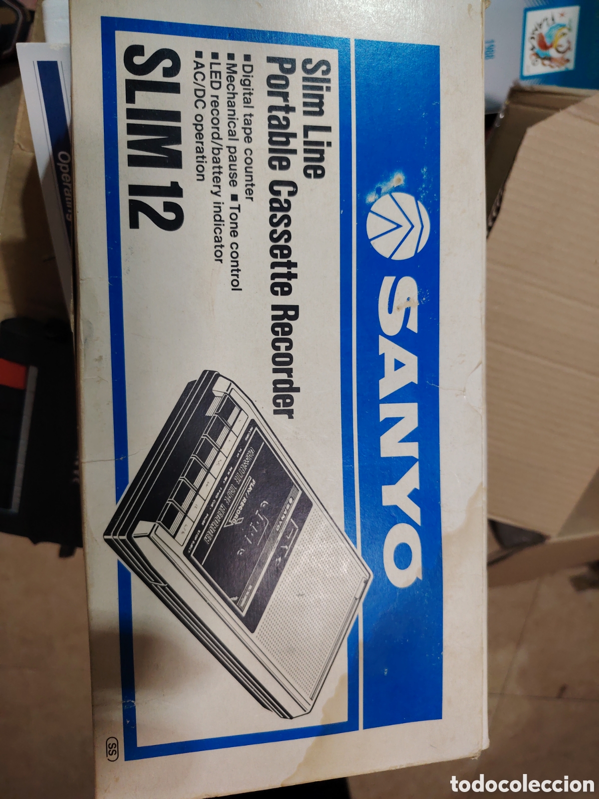 Radios antiguas: Reproductor de cassette sanyo slim 12