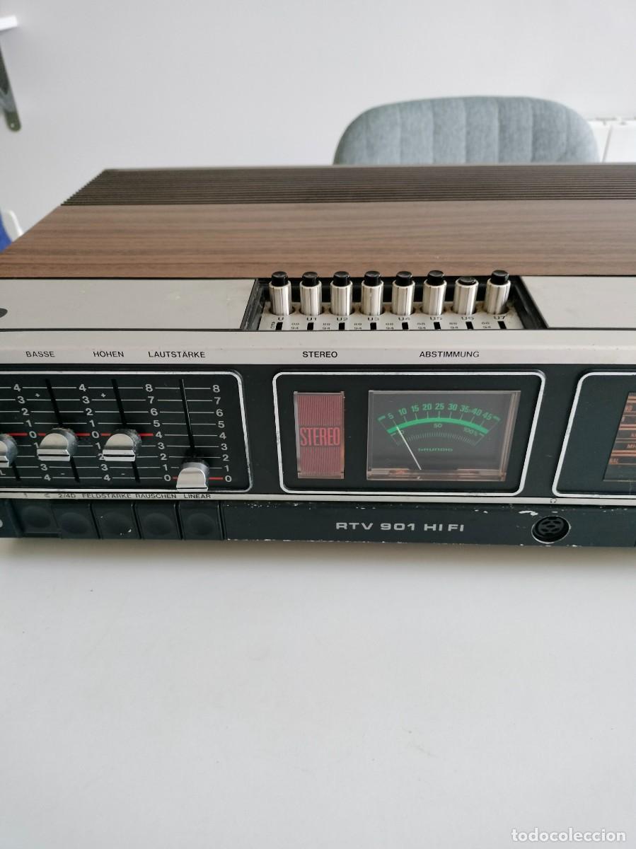 Radios antiguas: Receptor Grundig RTV-901 de colecci&oacute;n. Probado. Enciende y funciona. Con altavoz Grundig.