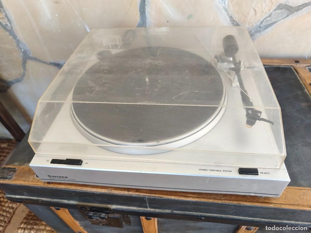 Radios antiguas: Tocadiscos Silver SL 1010. Funciona!!! - Foto 2