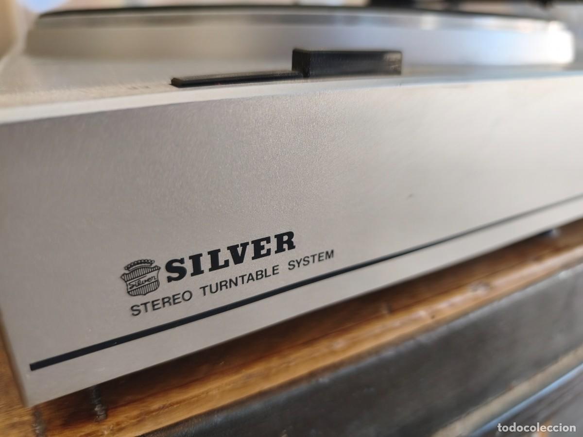 Radios antiguas: Tocadiscos Silver SL 1010. Funciona!!! - Foto 4
