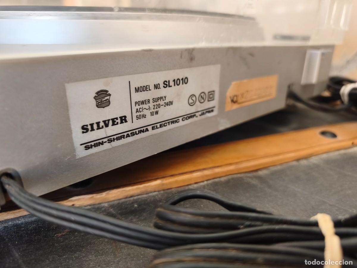 Radios antiguas: Tocadiscos Silver SL 1010. Funciona!!! - Foto 8
