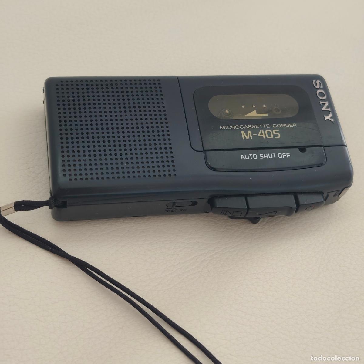 Radios antiguas: MICROCASSETTE RECORDER SONY M-405 - Foto 3