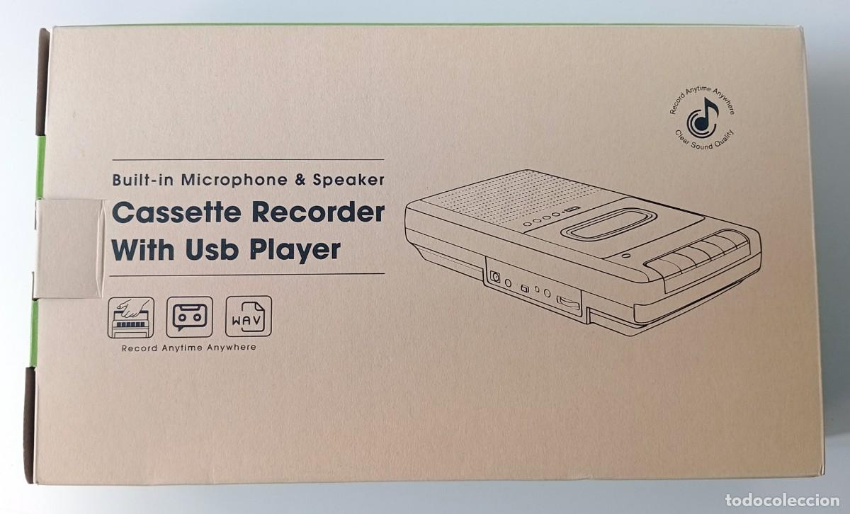 Radios antiguas: RADIO GRABADORA DE CASSETTES CON USB - Foto 2