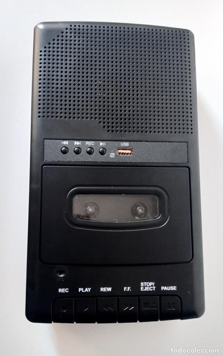 Radios antiguas: RADIO GRABADORA DE CASSETTES CON USB - Foto 5