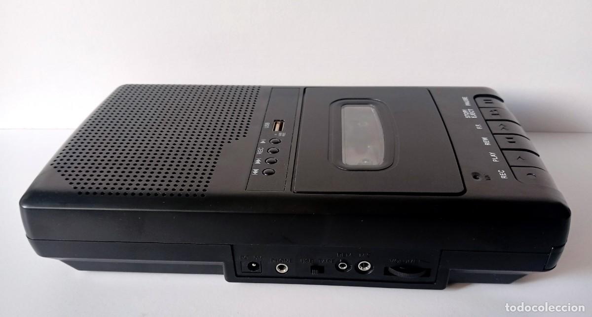Radios antiguas: RADIO GRABADORA DE CASSETTES CON USB - Foto 6