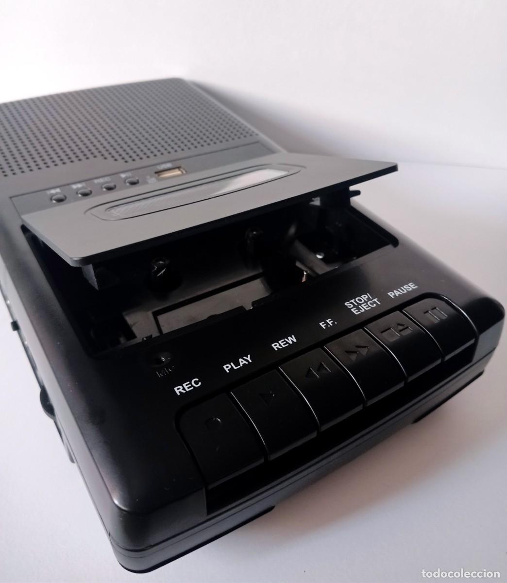 Radios antiguas: RADIO GRABADORA DE CASSETTES CON USB - Foto 8
