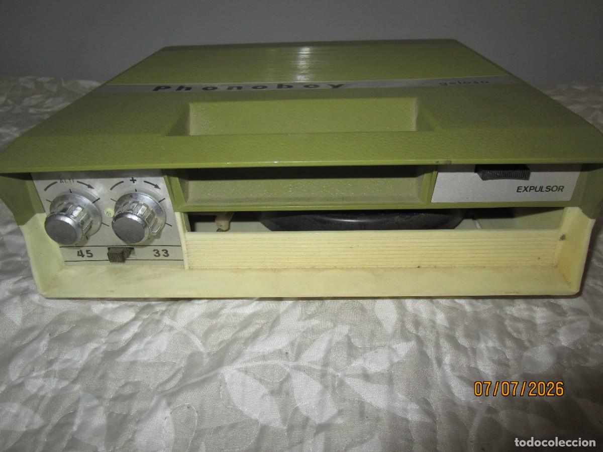 Radios antiguas: TOCADISCOS PHONOBOY HACE RUIDO PERO HAY QUE AJUSTAR - Foto 3
