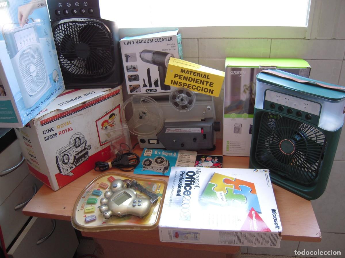 Radios antiguas: LOTE de Aparatos: Proyector de Cine ventiladores multijuegos aspirador etc etc
