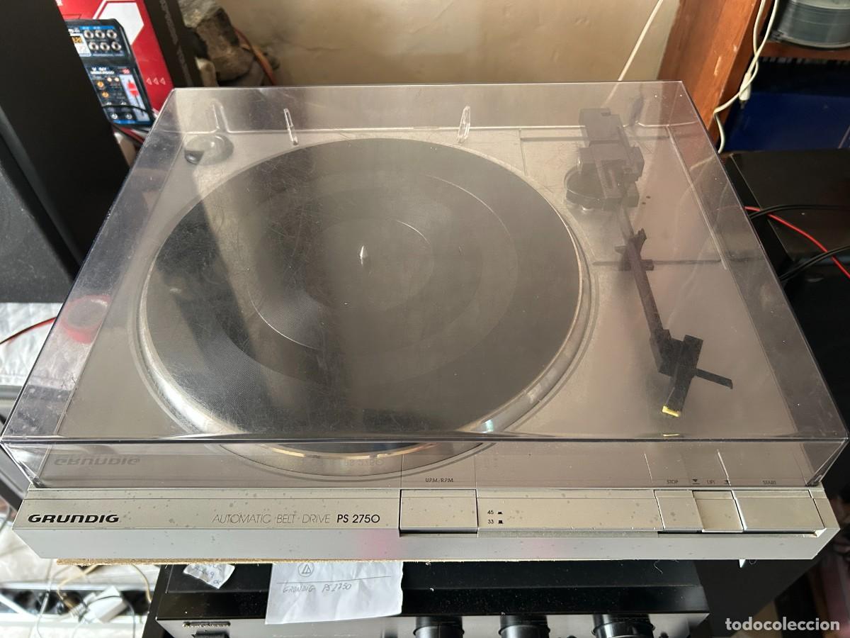 Radios antiguas: Tapa tocadiscos GRUNDIG PS 2750