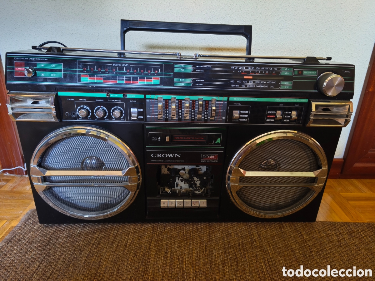 Radios antiguas: RADIO CROWN BOOMBOX STEREO - Foto 1