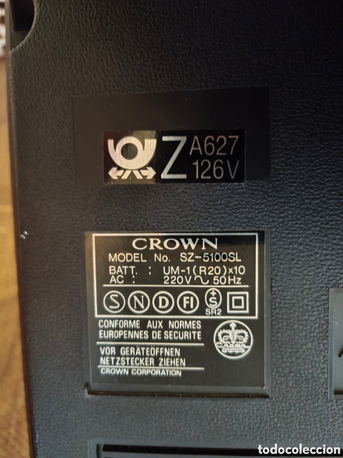 Radios antiguas: RADIO CROWN BOOMBOX STEREO - Foto 2