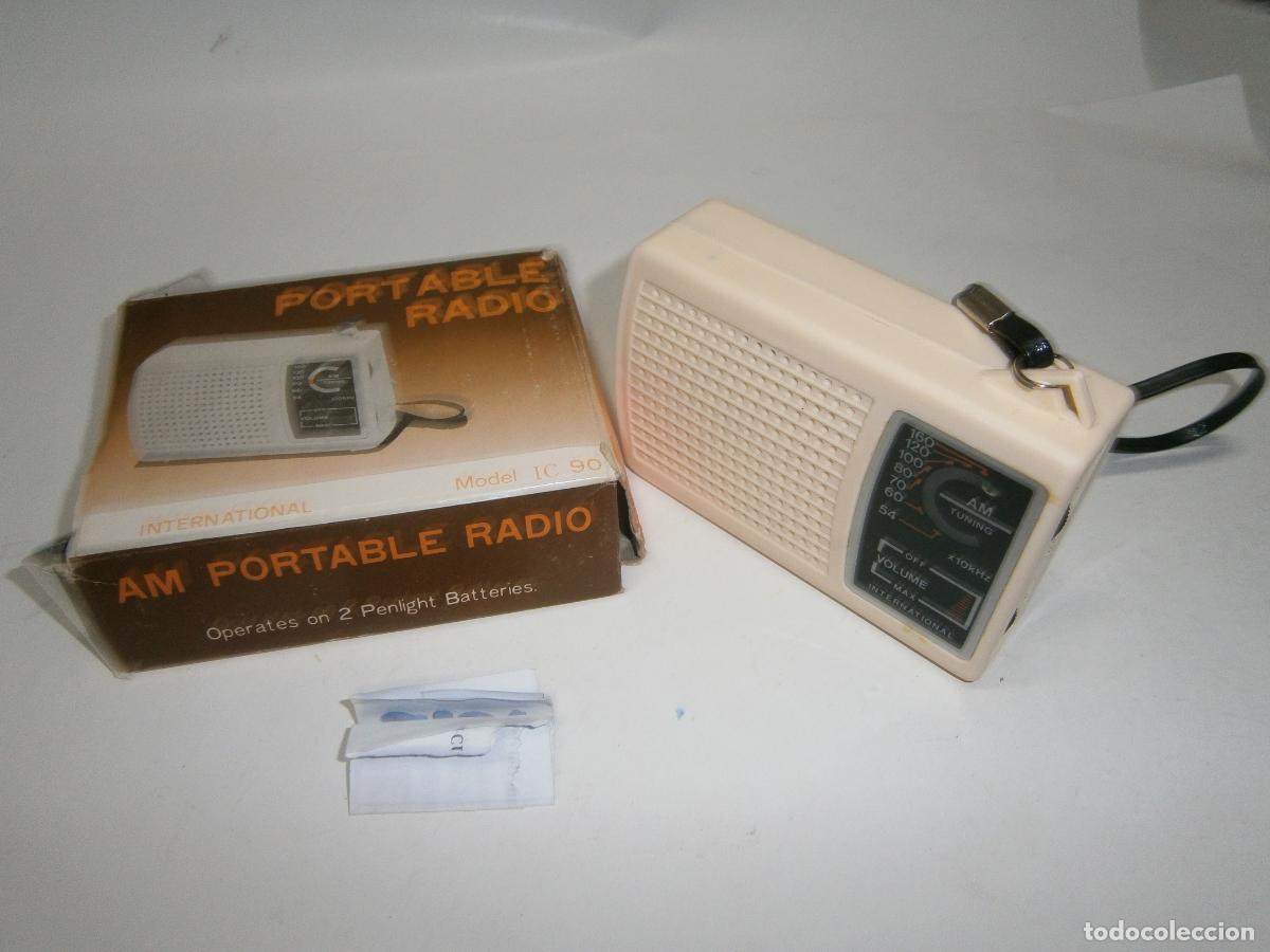 Radios antiguas: ANTIGUA RADIO TRANSISTOR INTERNATIONAL CON CAJA