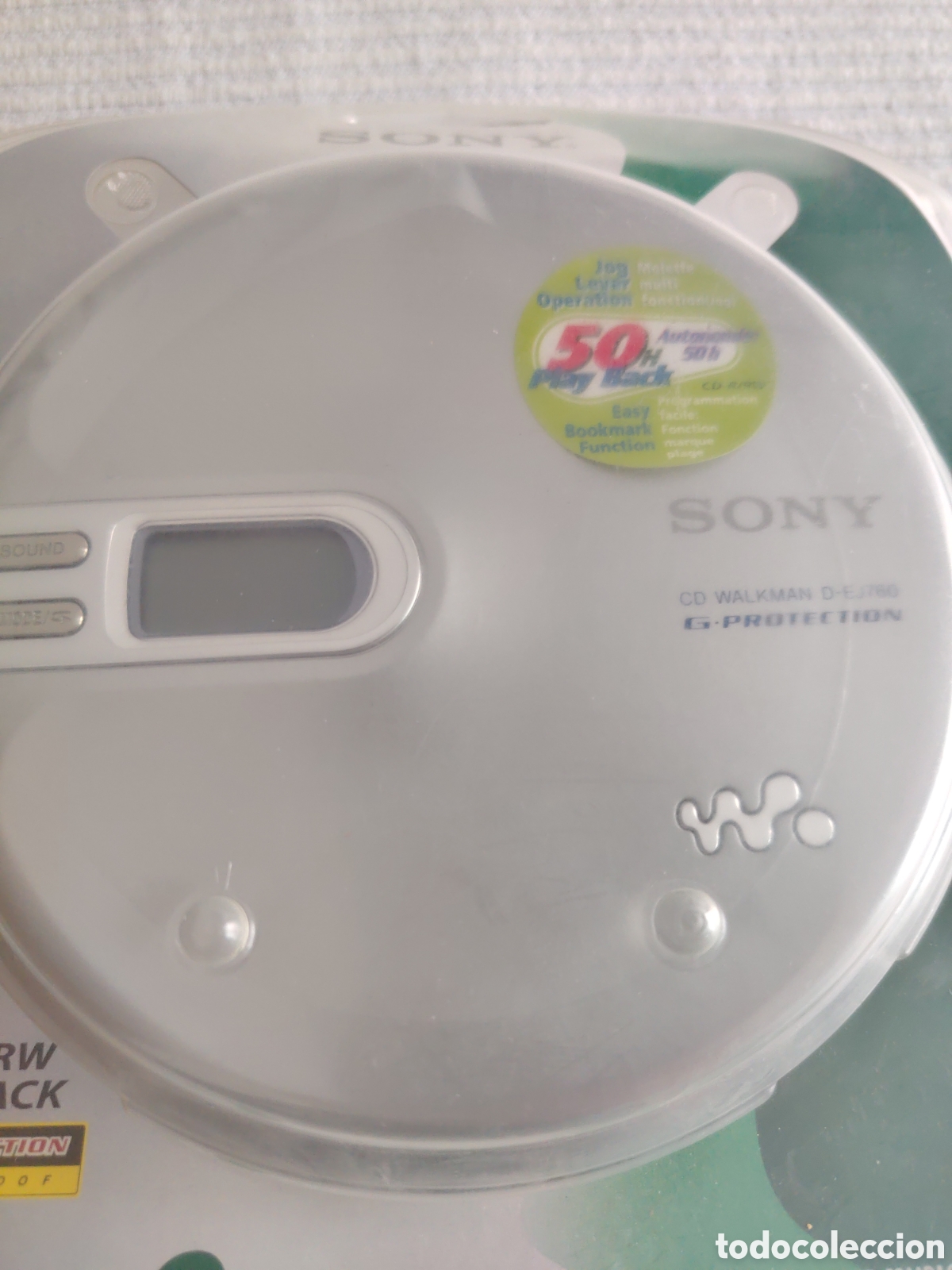 Radios antiguas: WALKMAN CD EJ760 VINTAGE - Foto 2