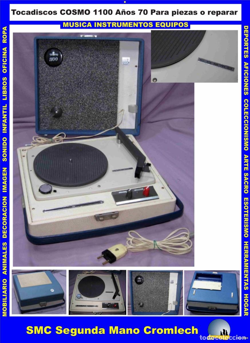 Radios antiguas: Tocadiscos COSMO 1100. Para piezas o Reparar.