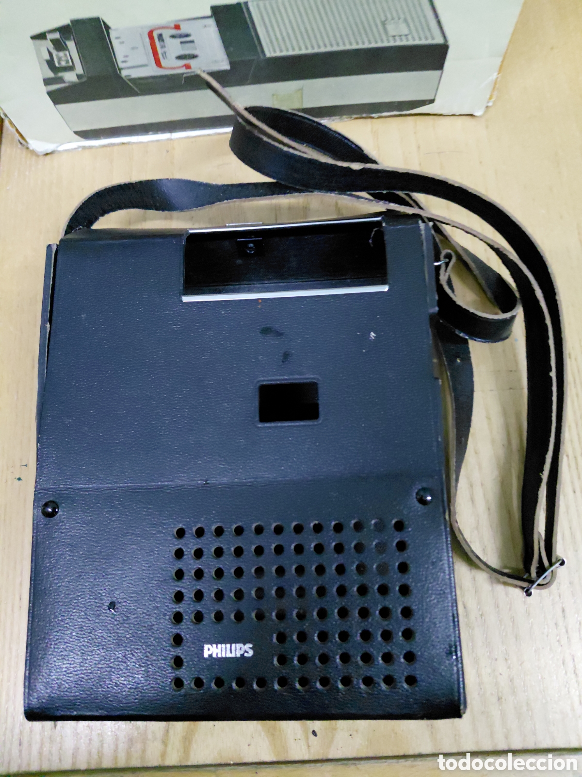 Radios antiguas: ANTIGUO MAGNETOFONO A CASSETTE PHILIPS EL 3302/00G - Foto 4