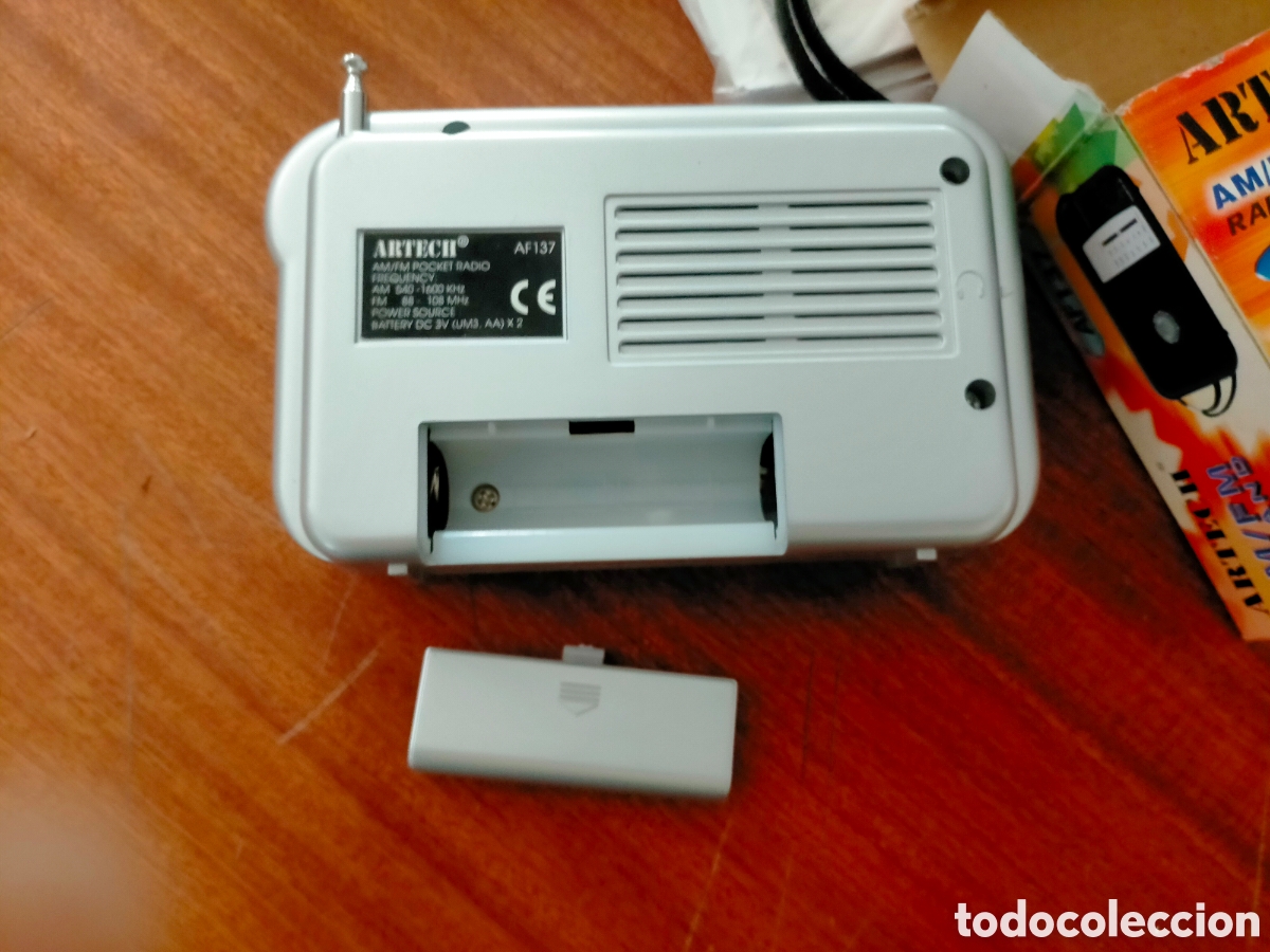 Radios antiguas: RADIO TRANSISTOR DE BOLSILLO ARTECH - Foto 5