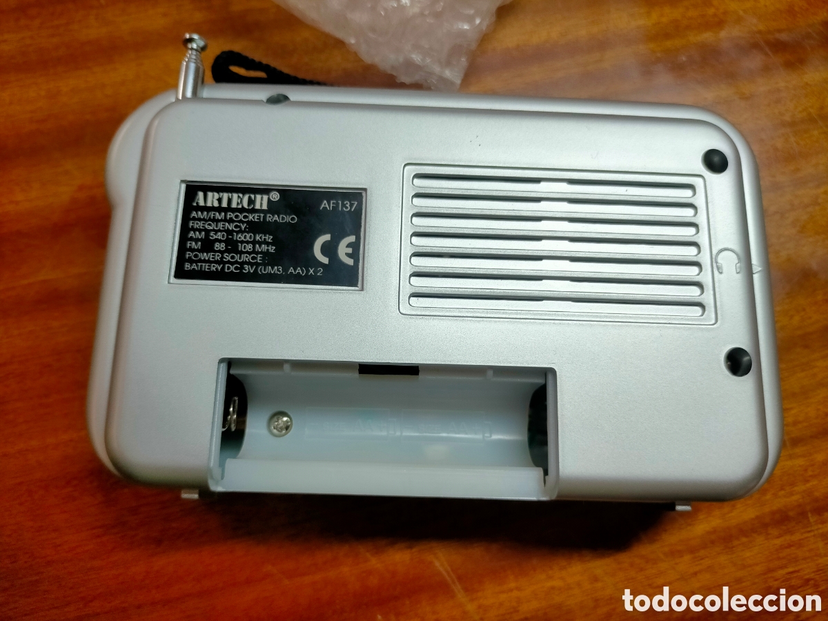 Radios antiguas: RADIO TRANSISTOR DE BOLSILLO ARTECH - Foto 6