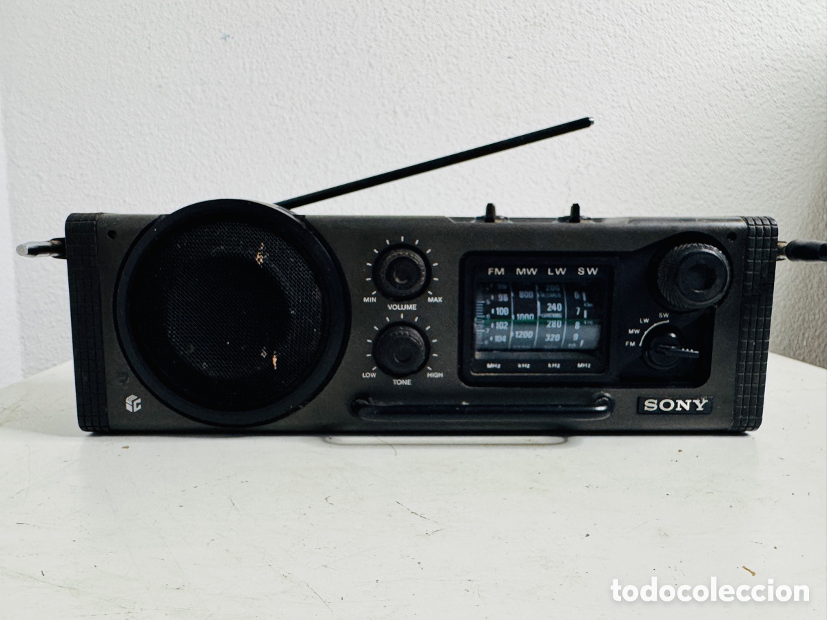 Radios antiguas: Sony ICF-6000L 4 Band Receiver Funciona Ok - Foto 3