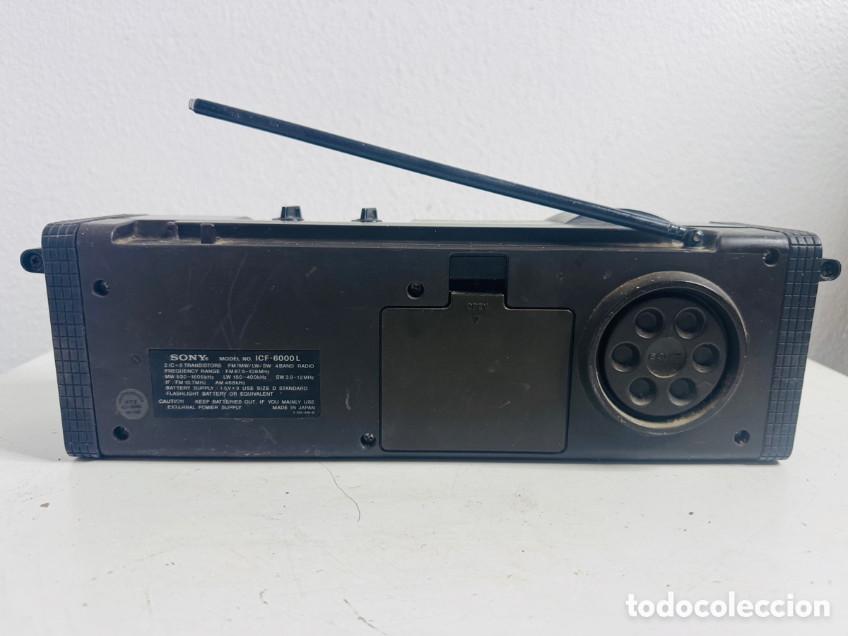Radios antiguas: Sony ICF-6000L 4 Band Receiver Funciona Ok - Foto 9